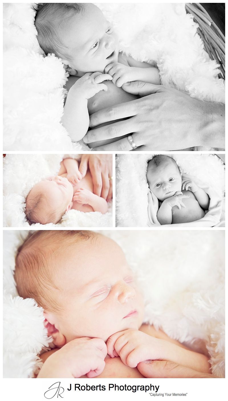 Newborn Baby Portraits Family Home Lane Cove Baby Boy with Older Brother